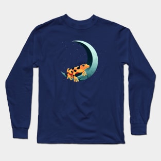 Frog on Moon Long Sleeve T-Shirt